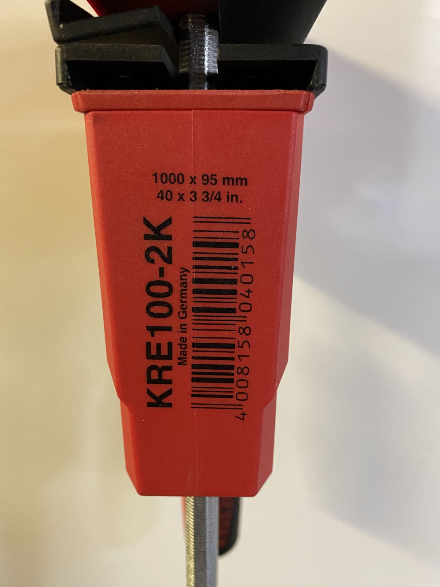 2 X Bessey KRE100-2K K Body REVO KR 1000/95 Clamps | RRP £145.98 - Image 3 of 3
