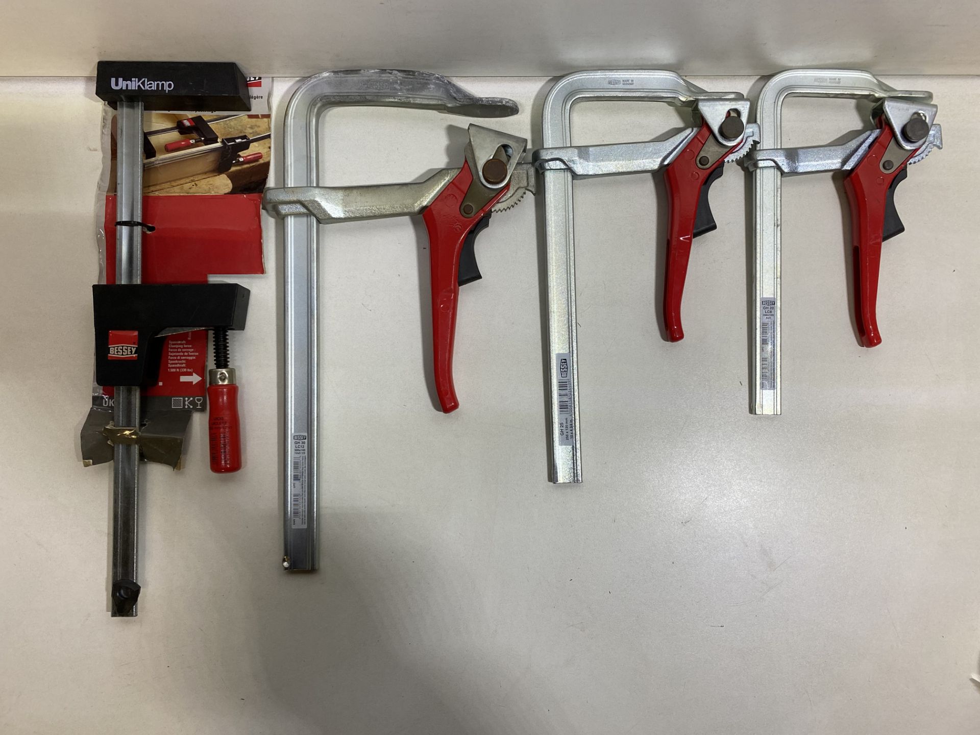 4 x Various Small Bessey Clamps | RRP £193