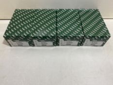 4 x Boxes Of Timber Mate 4 x 45mm Pozi Csk Head Carcass Screws, Black Finish ( 500 Per Box )