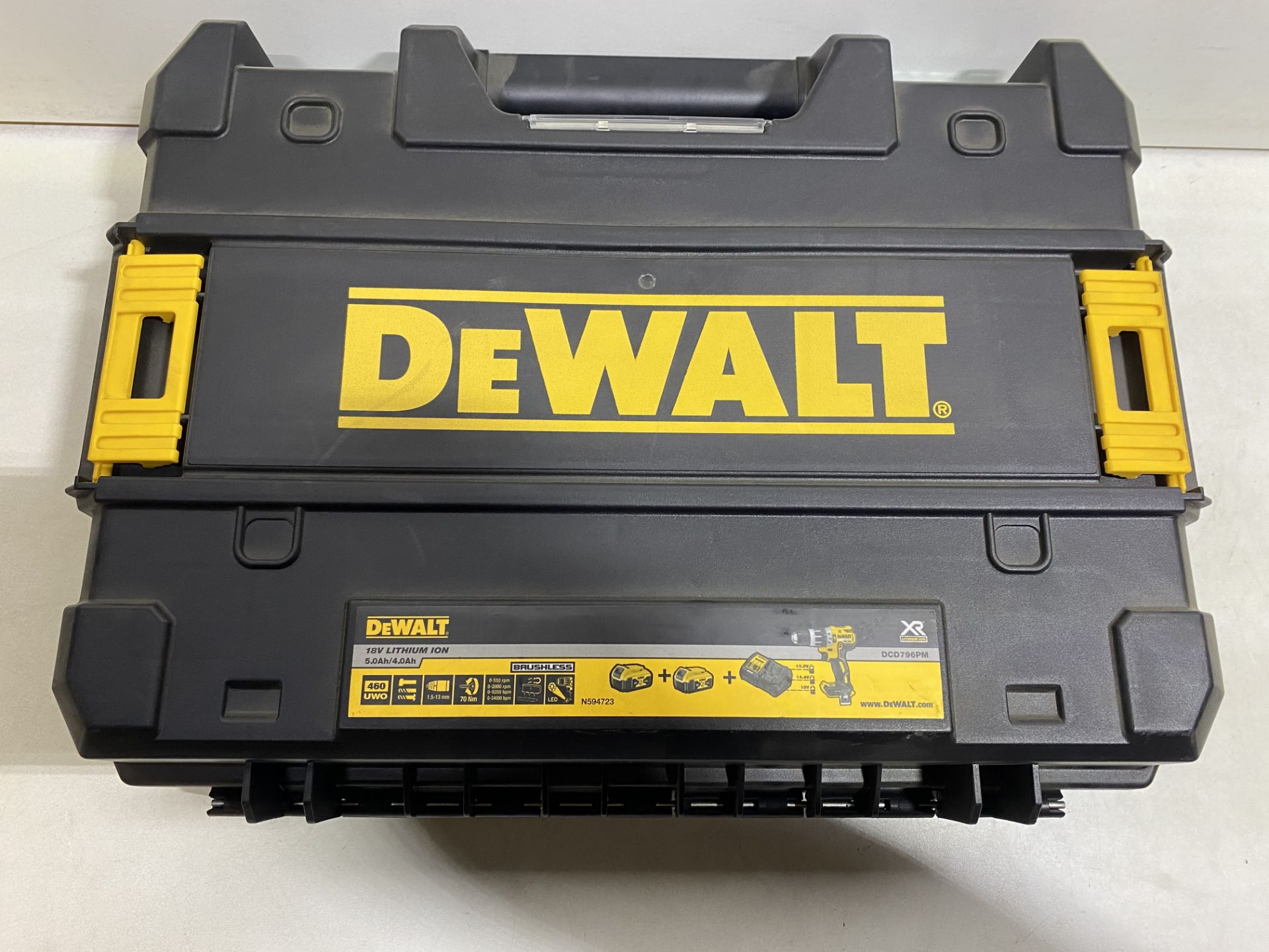 DeWalt DCD796PM XR Brushless Hammer Drill T-STAK Case ( Drill Not Included )