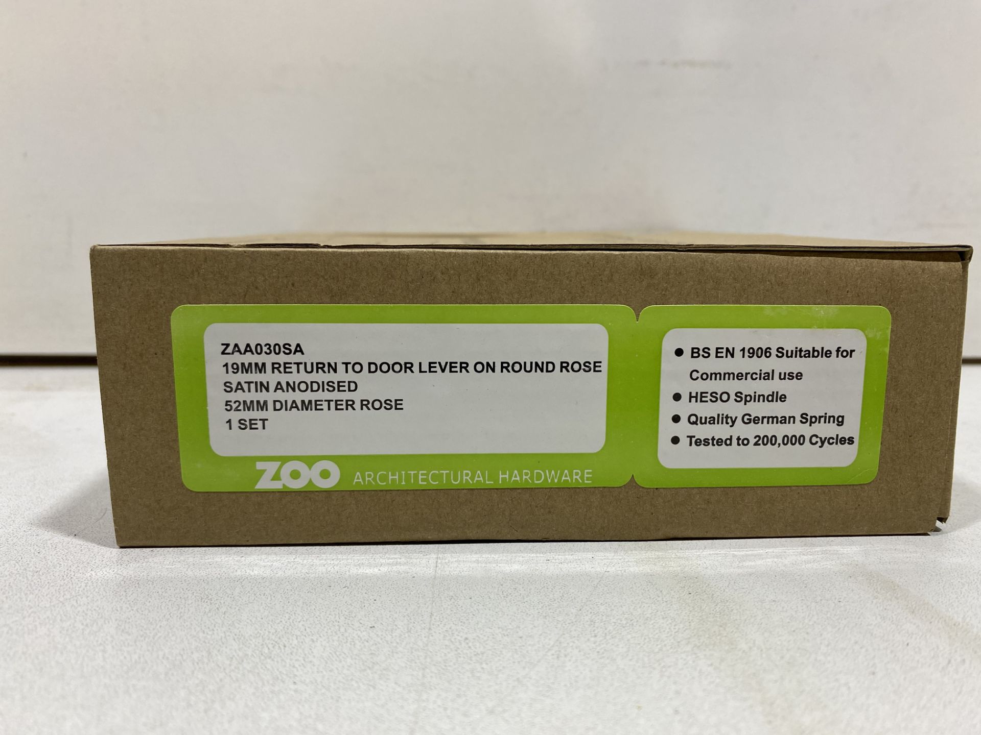 8 x Zoo Hardware - ZAA030SA 19mm Door Handles | Total RRP £75.76 - Image 3 of 4