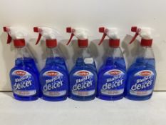 5 x CarPlan Blue Star 500ml De-Icer Trigger