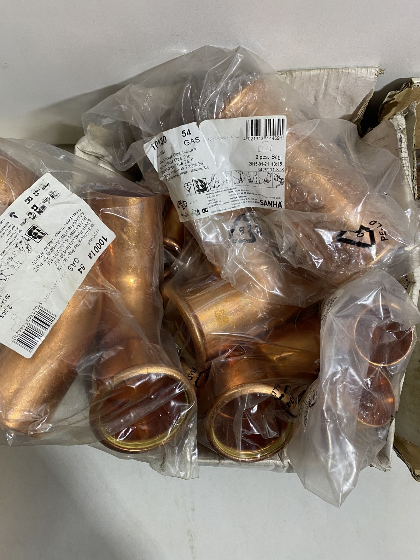 6 x Boxes Of Various Sanha Copper Pipe Fittings - Image 6 of 8