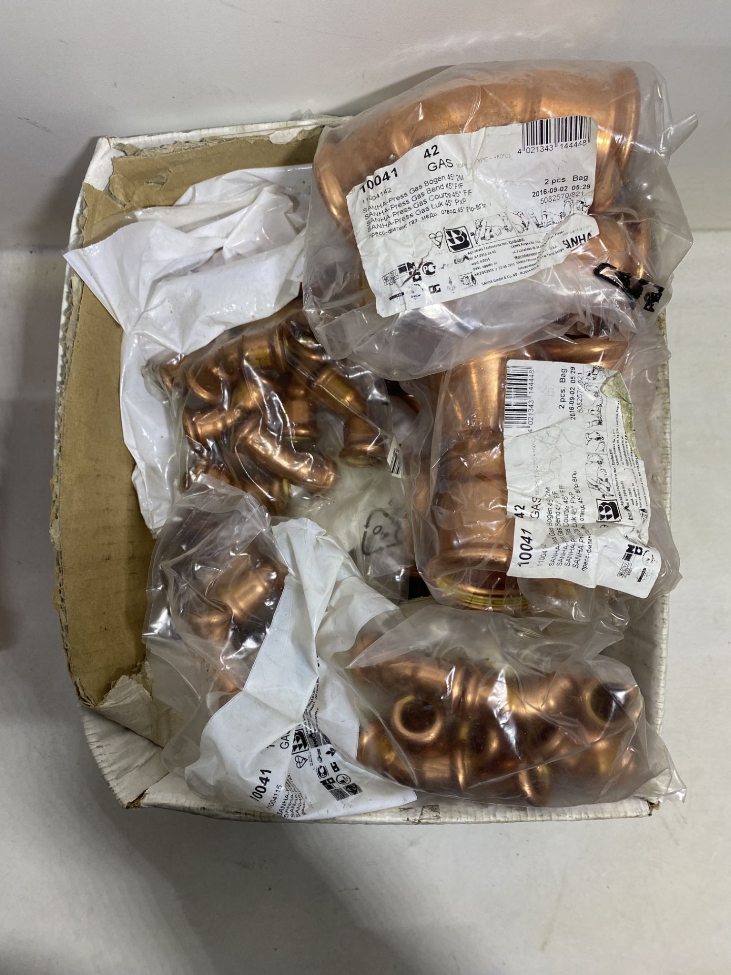 6 x Boxes Of Various Sanha Copper Pipe Fittings - Image 3 of 8