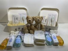 2 x New Baby Gift Cases | Natural