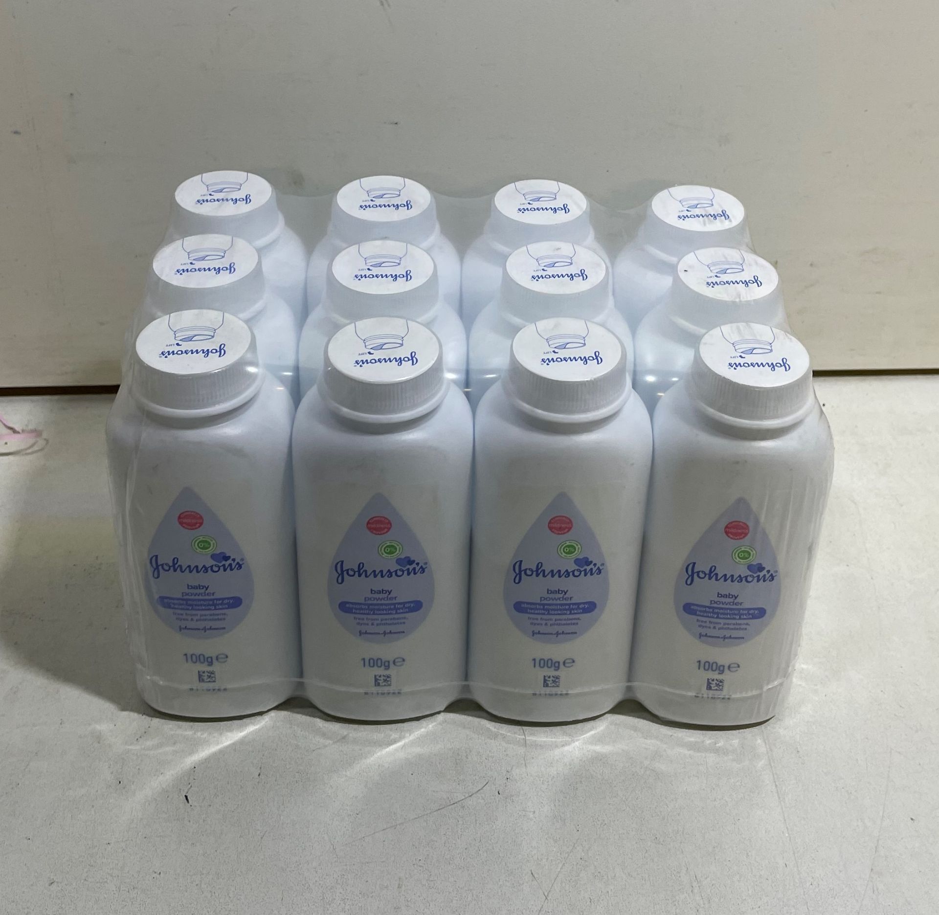 12 x Johnson's Baby Powder | 100g