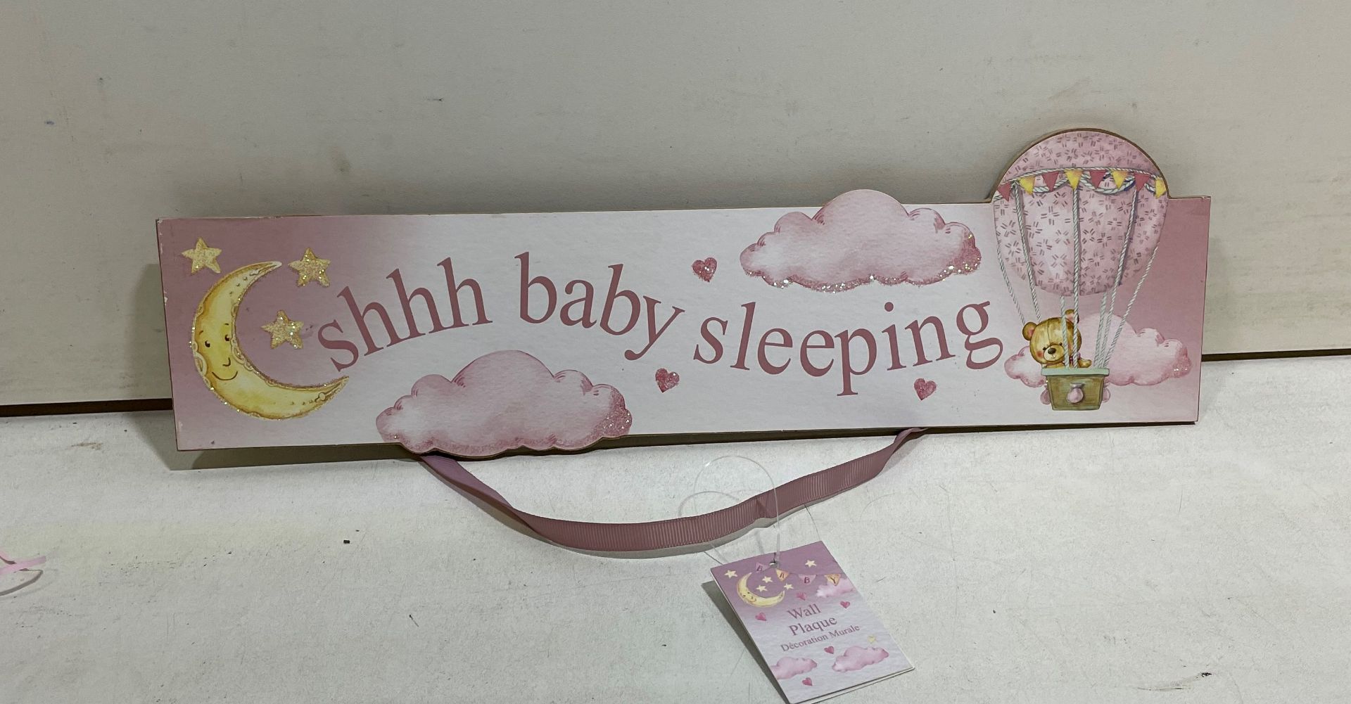 12 x Handing Door Sign | 'Shhh Baby Sleeping' - Image 2 of 2