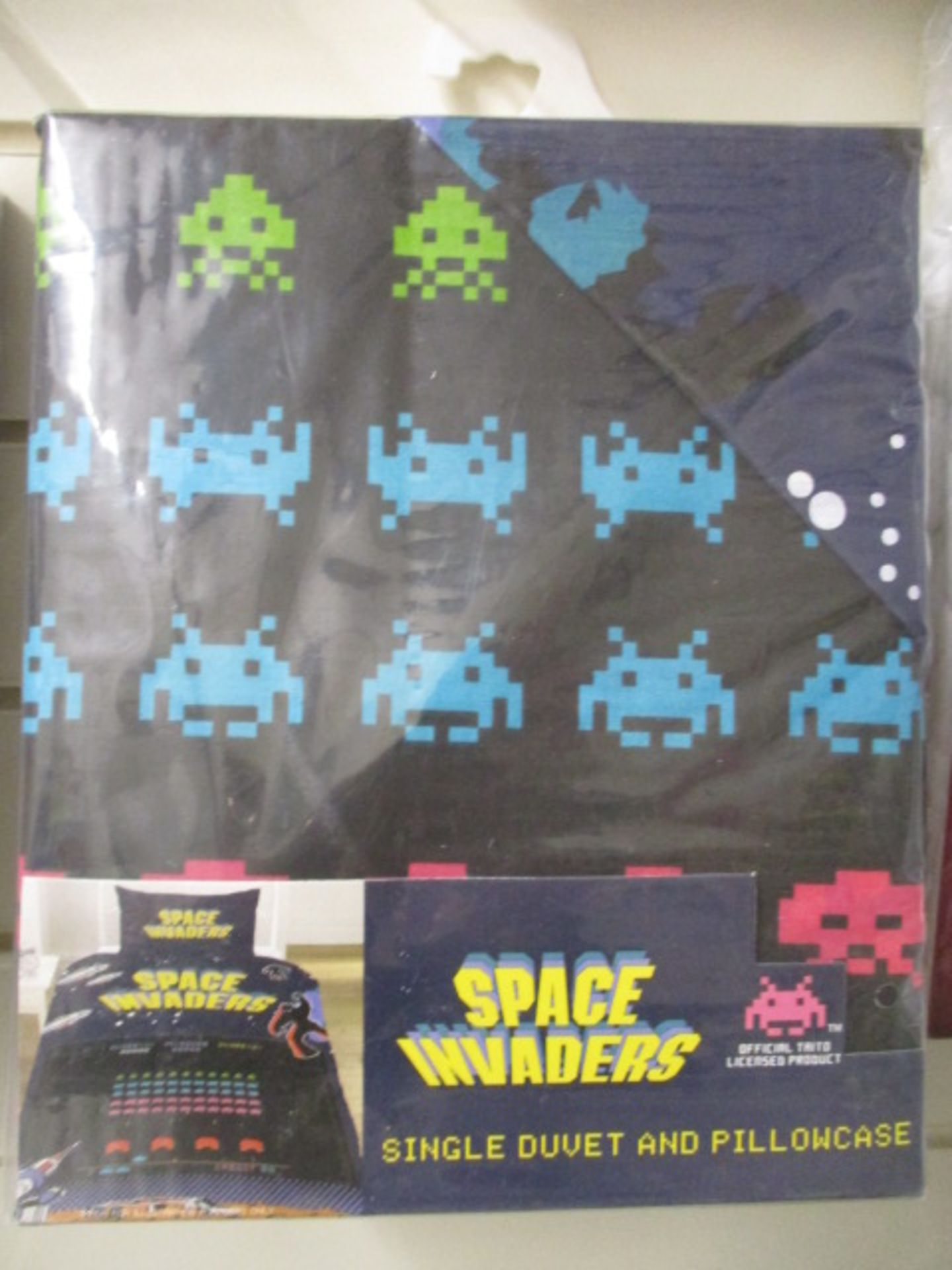 100 x Brand New and Sealed Space Invader Single Duvet Set | Total RRP £1,500
