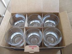 100 x Sets of Brand New and Sealed Heavy Base Whiskey Glasses | 6 pcs