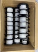 30 x 100m Reels of TE Connectivity 55A0111-24-9 White Hook-Up Wire