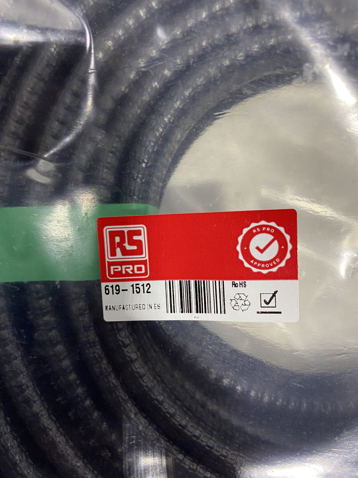 Approximately 25 x 20m Reels of RS Pro 619-1512 PVC Black Edge Protector Strip - Image 2 of 3