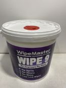 45 x Buckets of WipeMaster 5838 Wipe 9 IPA Isopropyl Wet Wipes