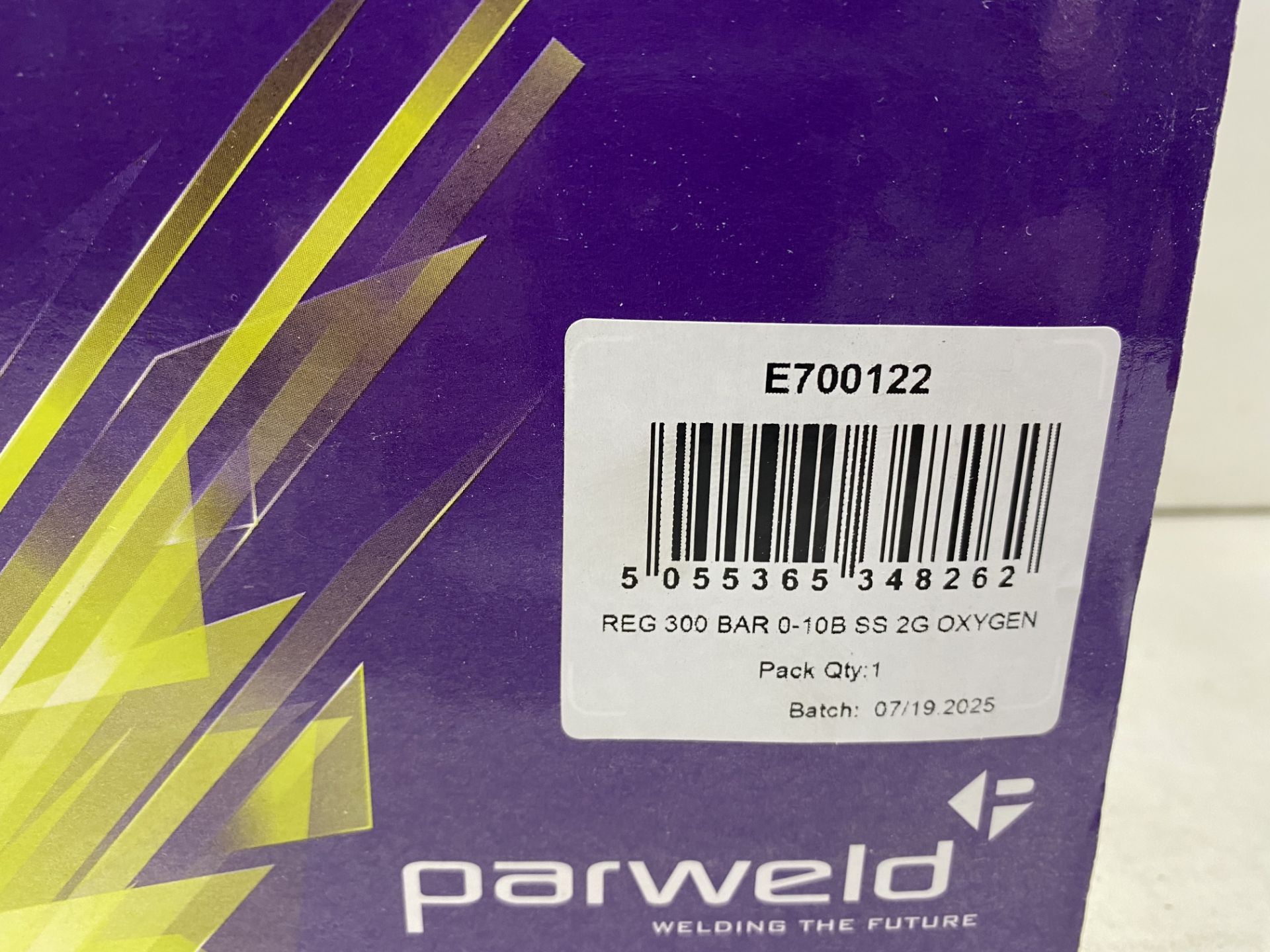 8 x Parweld E700122 Reg 300 BAR 0-10BB SS 2G Oxygen Regulators - Image 4 of 4