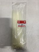 Approximately 10,000 x RS Pro 489-2156 300mm Natural Nylon Cable Ties