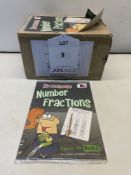 Approximately 90 x TTS Publishing PB00024 Age 8-10 'No Nonsense Number Fractions' Textbooks