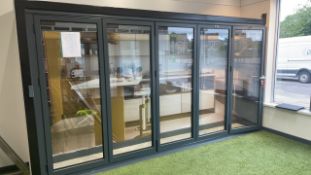 Ex-Display Schueco ASS70 FD 5 Section Bi-Folding Doors | 3980mm x 2050mm