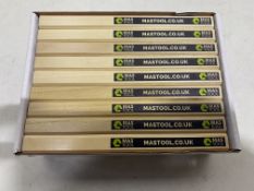 7 x Boxes Of Advent ACP-WOODOB Hard Lead Wood Finish Carpenters Pencils | 72 Per Box