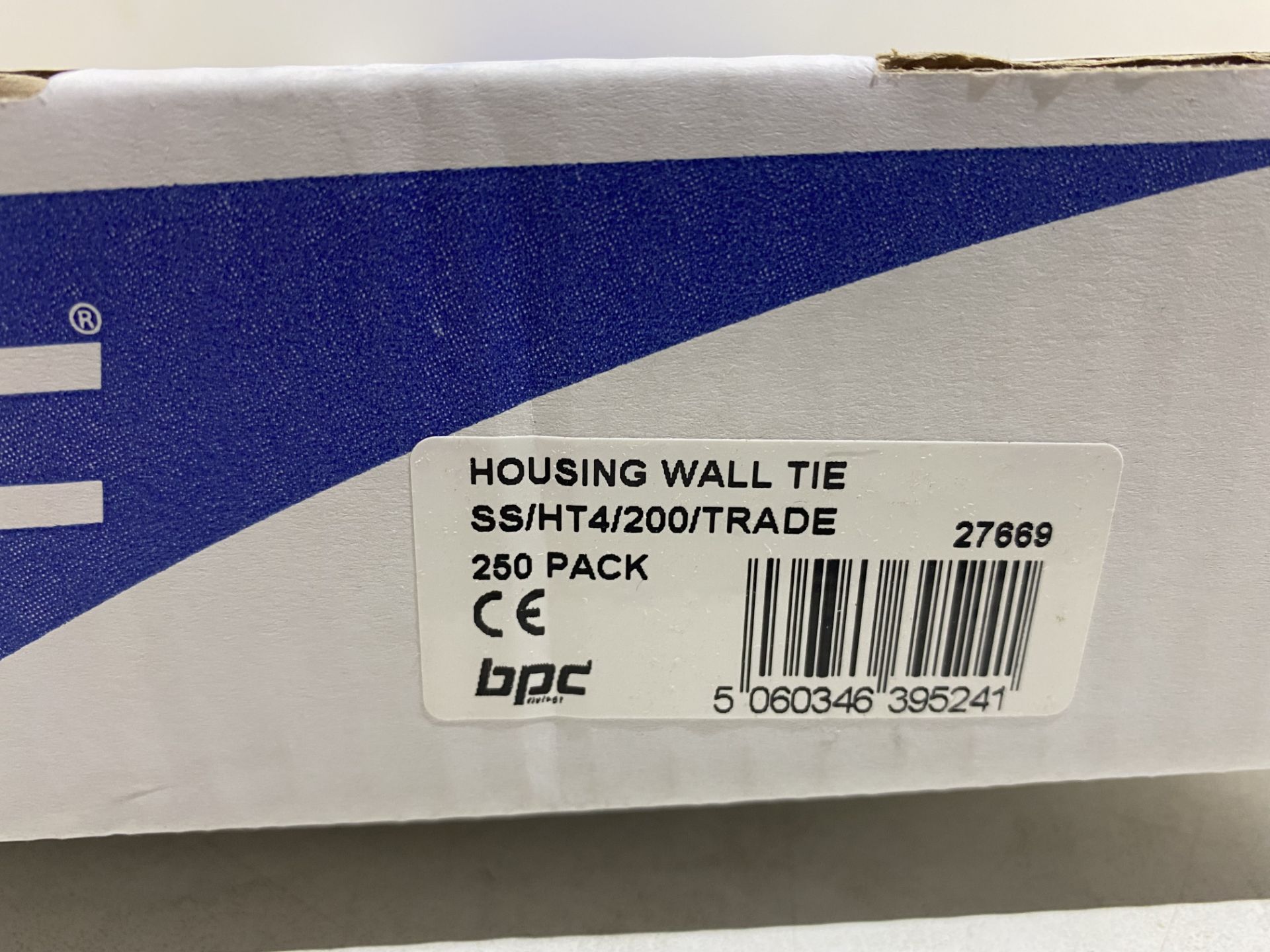 4 x Boxes Of BPC Fixings Stainless Steel 200mm Type 4 Cavity Wall Housing Tie | 250 per pack - Image 5 of 5