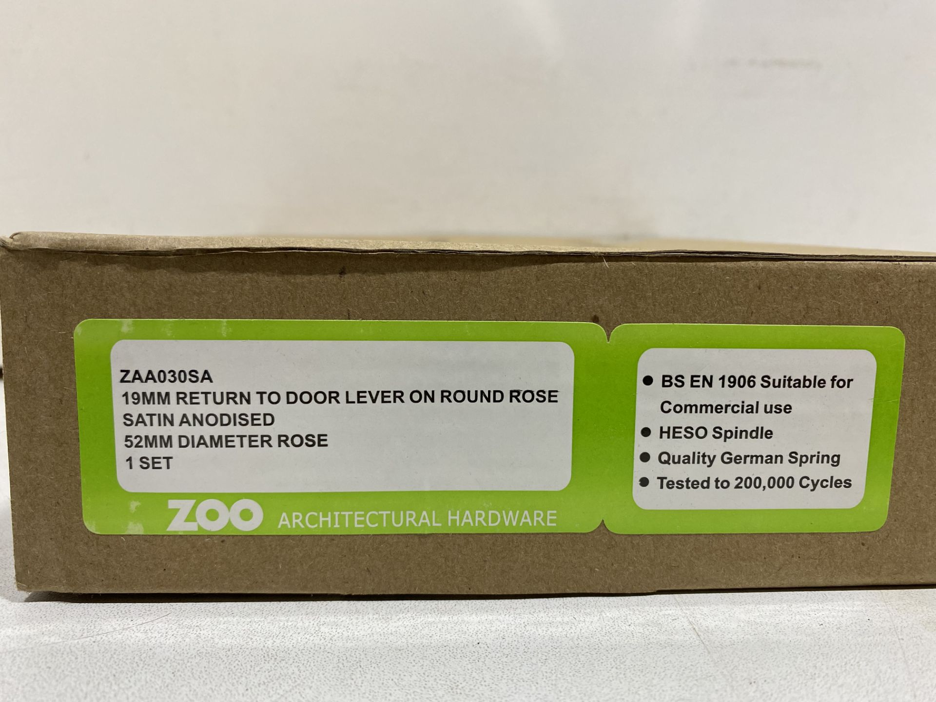 8 x Zoo Hardware - ZAA030SA 19mm Door Handles | Total RRP £75.76 - Image 4 of 4