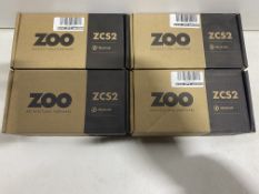 4 x Various Zoo Hardware 'T - Bar' Lever On Round Rose Sets