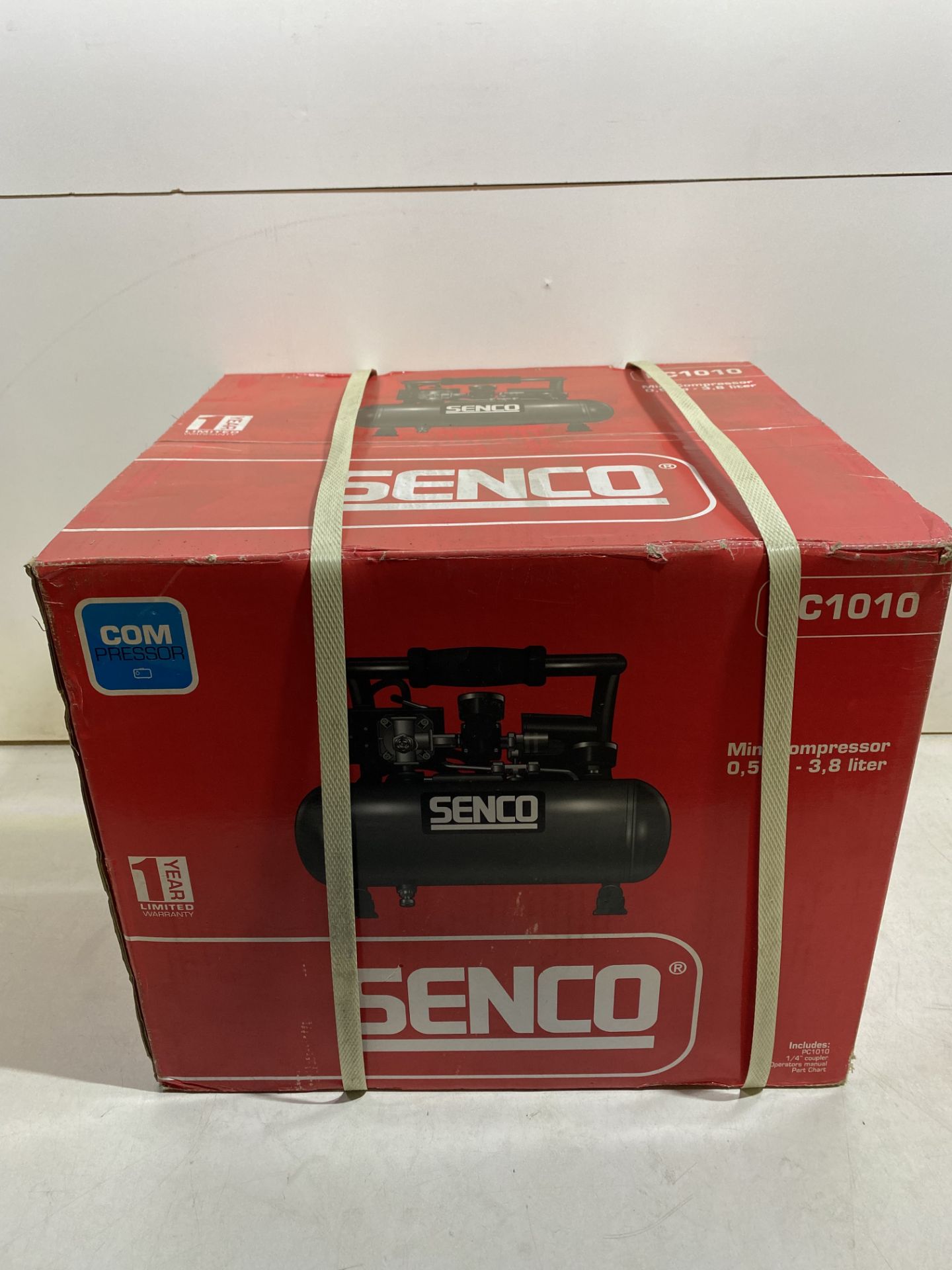 Senco PC1010 Hand Carry Compressor 3.8L 230v 0.5HP | RRP £220