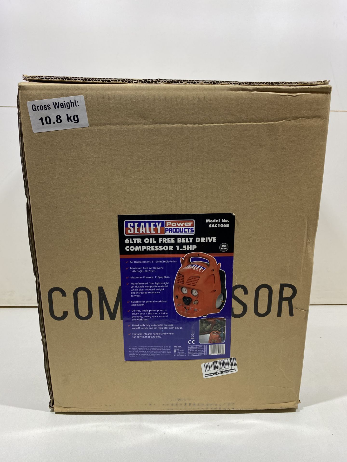 Sealey Compressor | SAC106B | RRP £165 - Image 2 of 2