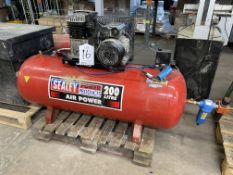 Sealey 200L Air Power Belt Drive Compressor 3hp