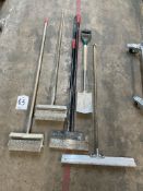 Quantity of Various Groundcare Tools as per Pictures - Inc: Brushes, Scrapers, Shovels