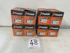 8 x Boxes of Paslode 054520 S16 13 x 19mm Electro Galv Chisel Head Staples