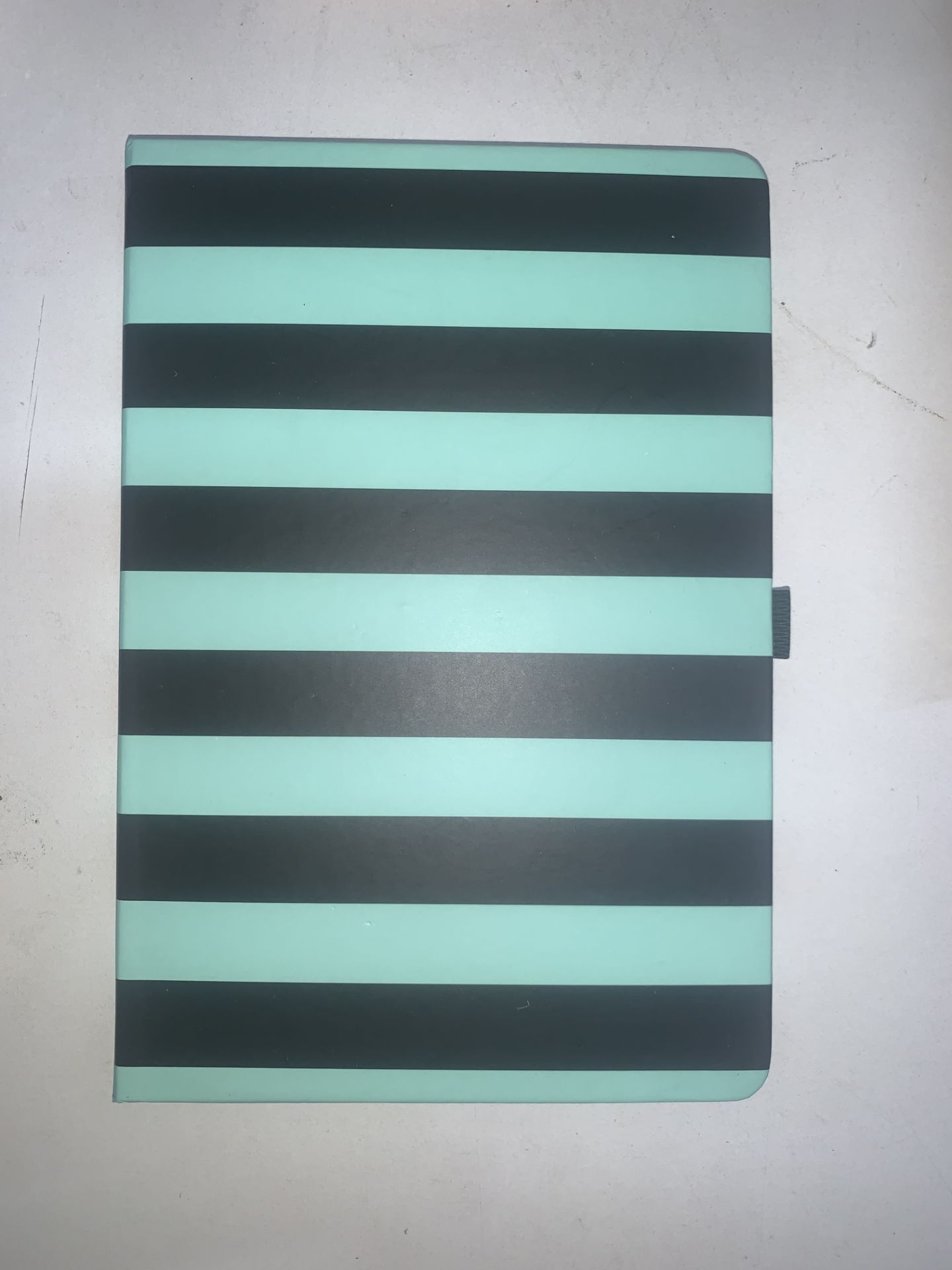 29 x A5 Mint/Black Striped Hardback Notebooks