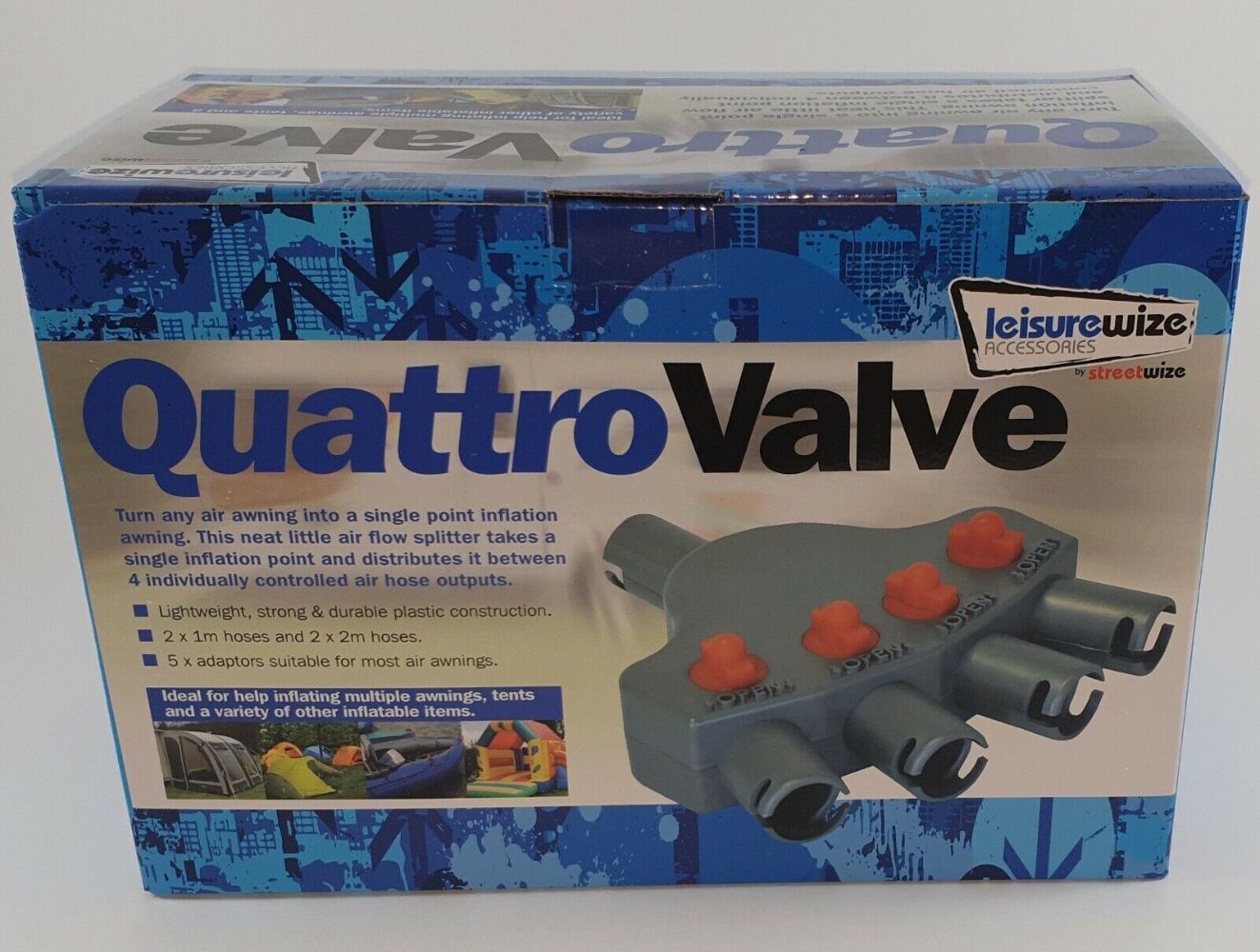 ONLINE SALE OF CAMPING EQUIPMENT | Quattro Valve Air Splitters | Ends 28 July 2021