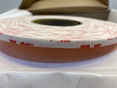 24 x 3M Mounting Double Sided Tape, high Strength, 6mm x 33m, White