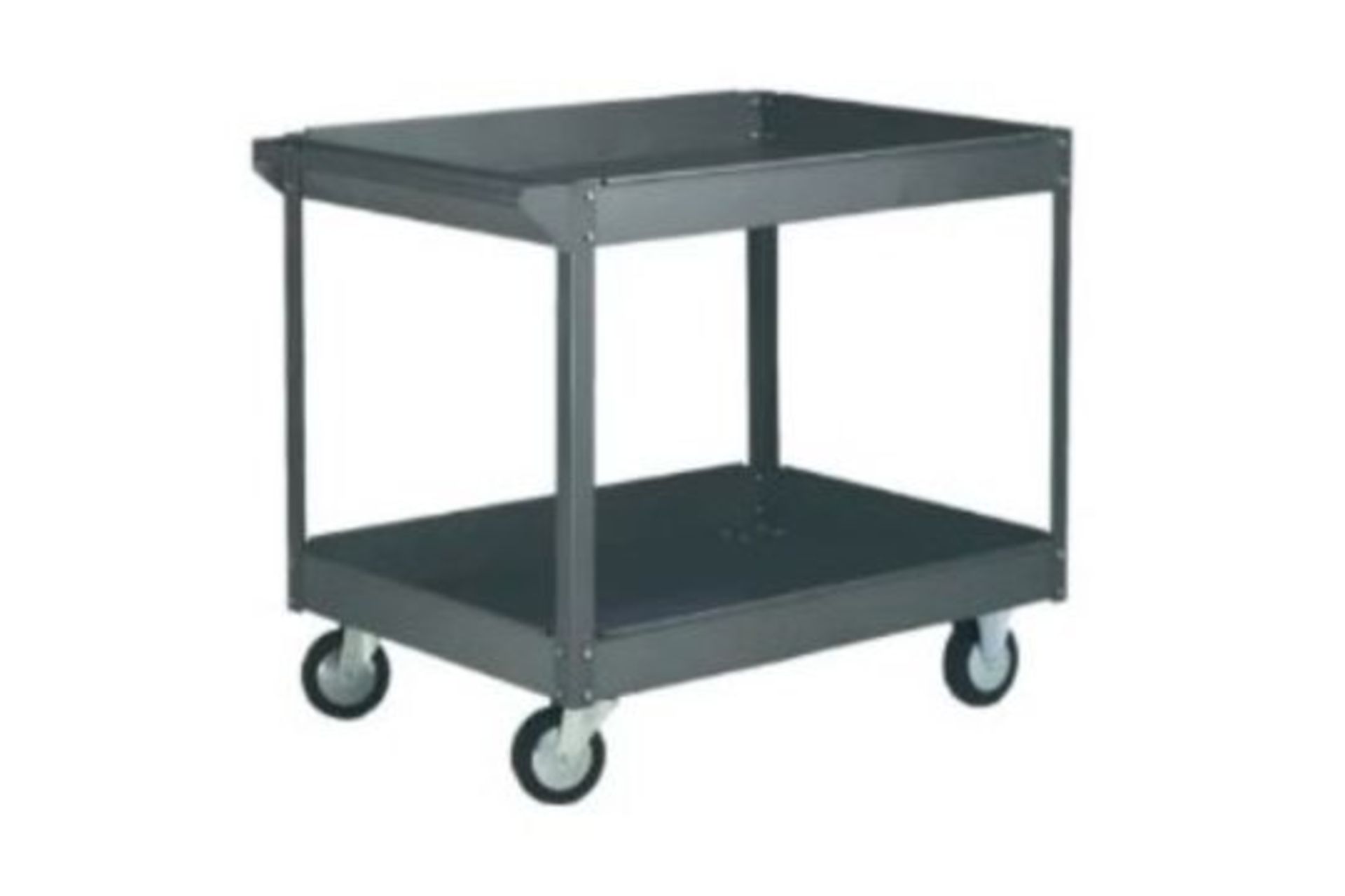 RS Pro 388-7096 2 Tier Mobile Metal Trolley