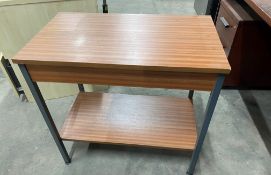 Steel Framed Office Console Table