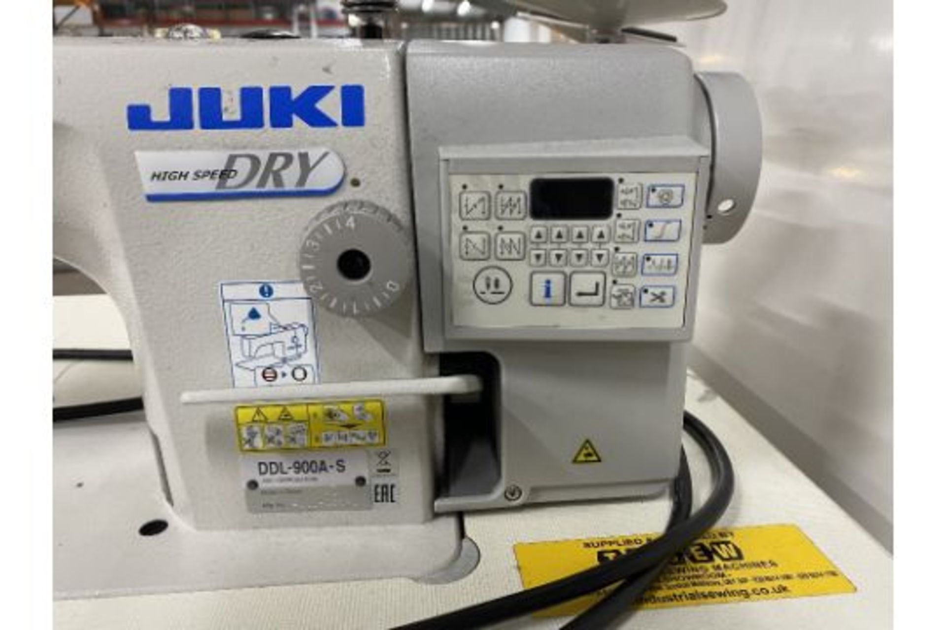 Juki DDL-900A-S Direct Drive Lockstitch Industrial Sewing Machine W/Stand & Table Top - Image 6 of 8