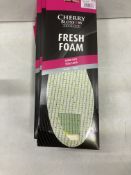 15 x Cherry Blossom Premium Fresh Foam Insole Packs