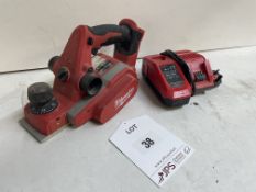 Milwaukee M18 BP Cordless Planer w/ Charger | NO BATTERY