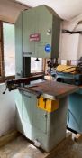 Wadkin Bursgreen Woodworking Vertical Bandsaw