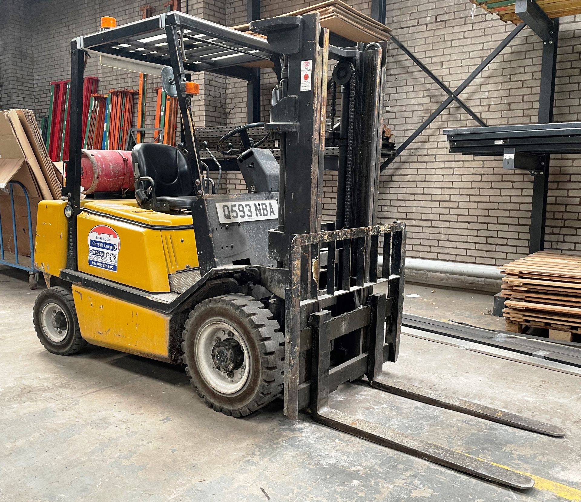 Yale FG25PVIF2 2.5T Gas Forklift | Hours: 6,181