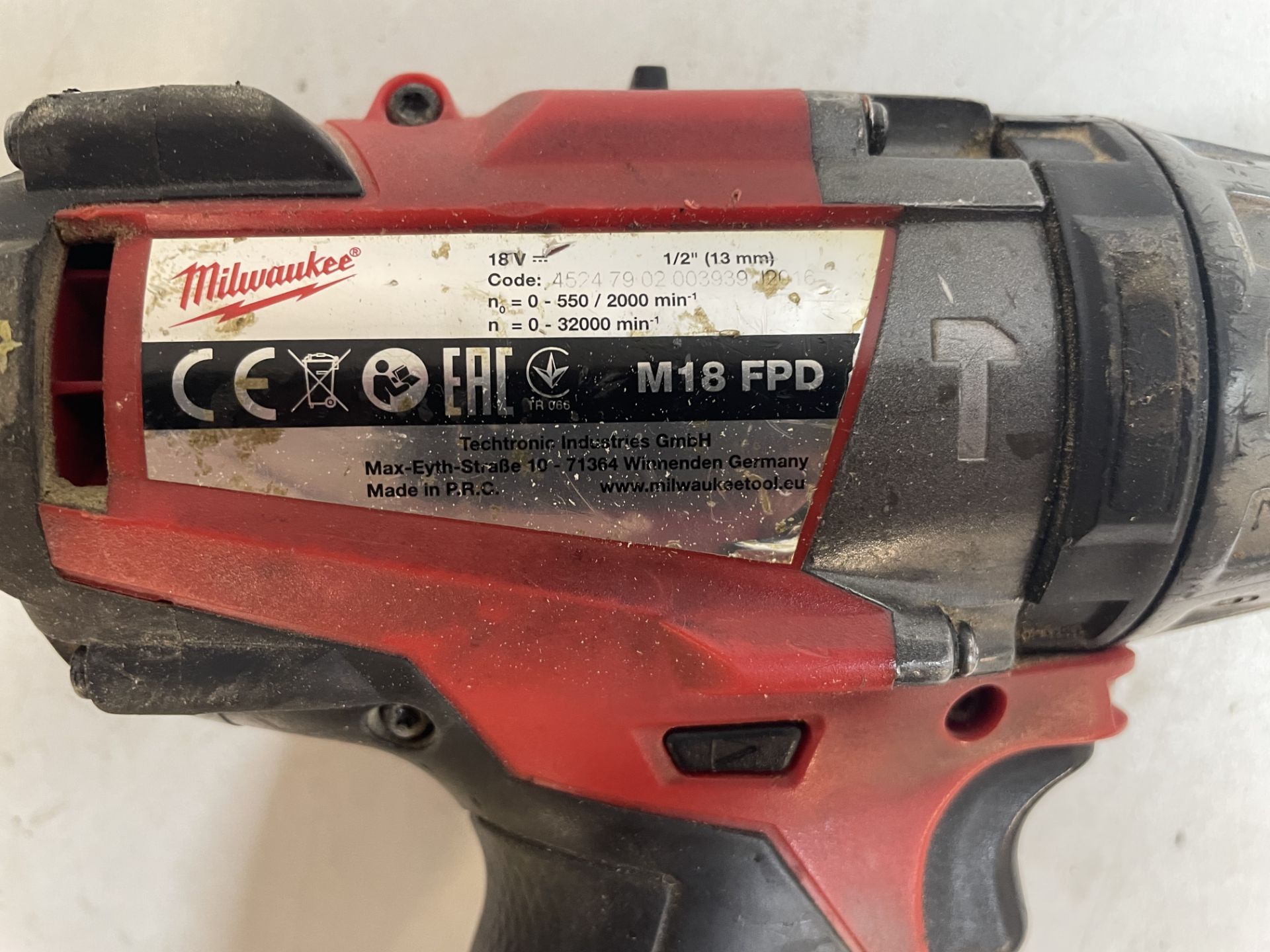 Milwaukee M18 FPD Cordless Combi Drill w/ Charger | NO BATTERY - Image 4 of 4