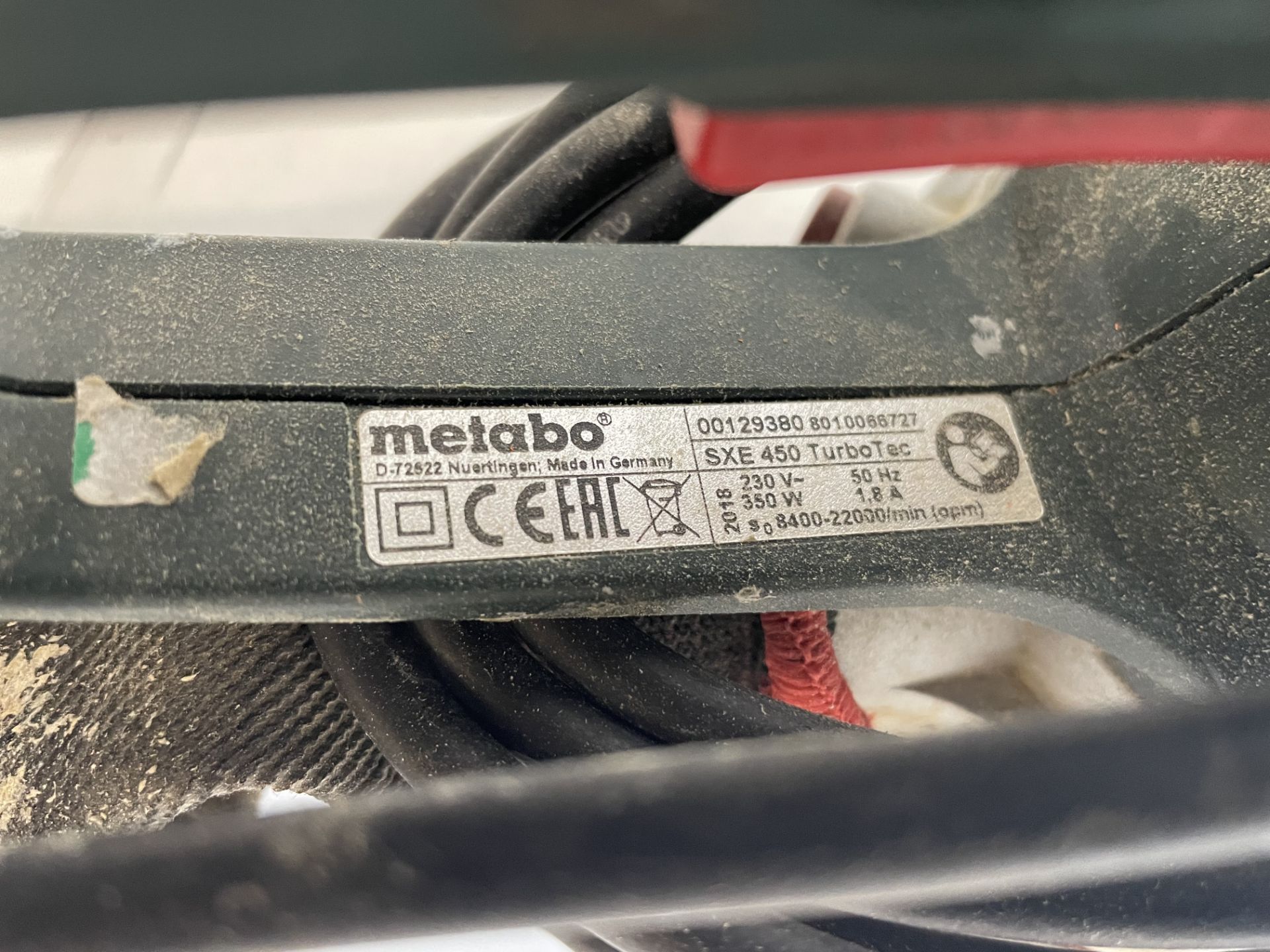 Metabo SXE 450 TurboTac Random Orbital Sander - Image 4 of 5