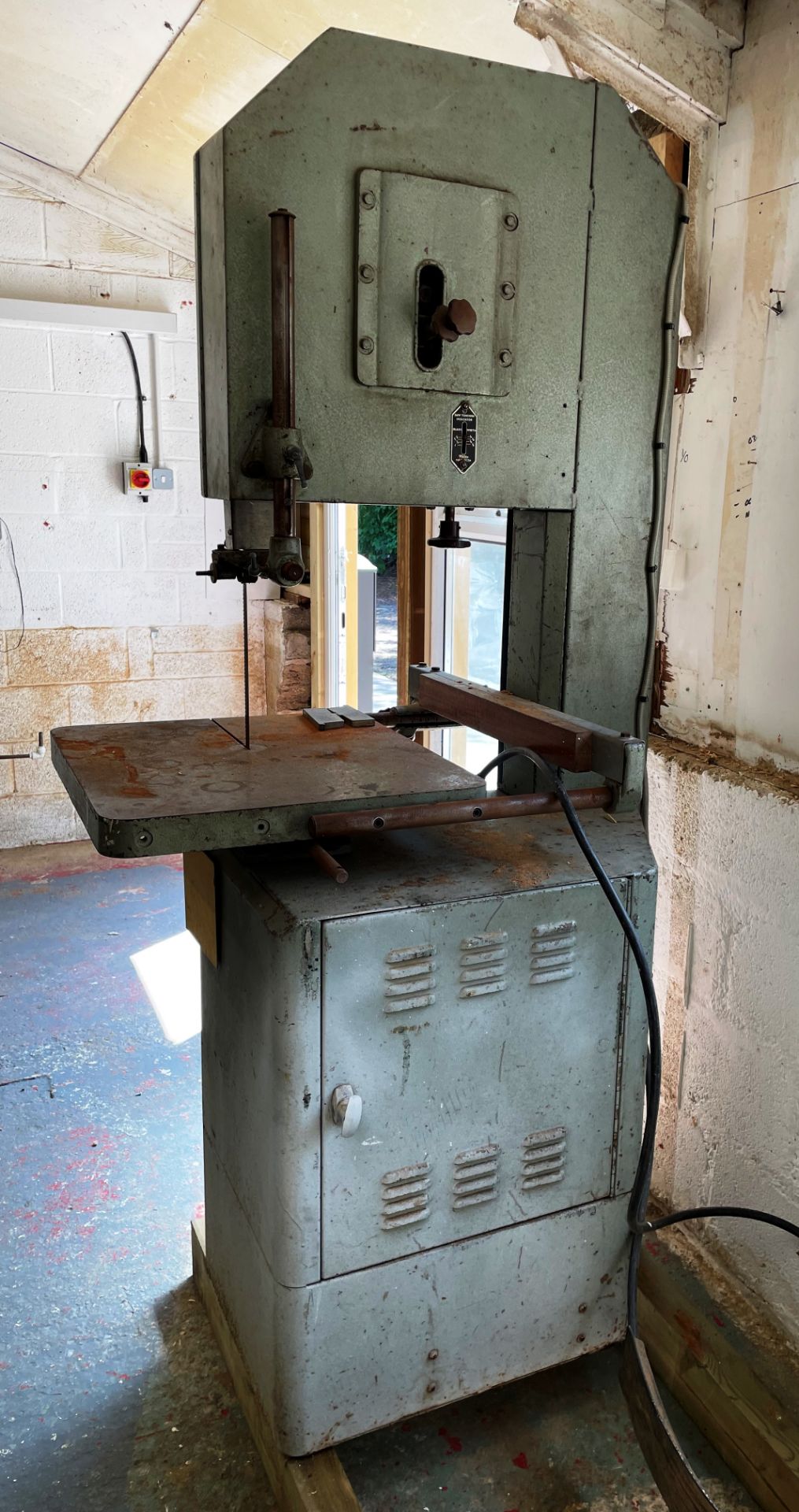 Wadkin Bursgreen Woodworking Vertical Bandsaw - Image 6 of 9