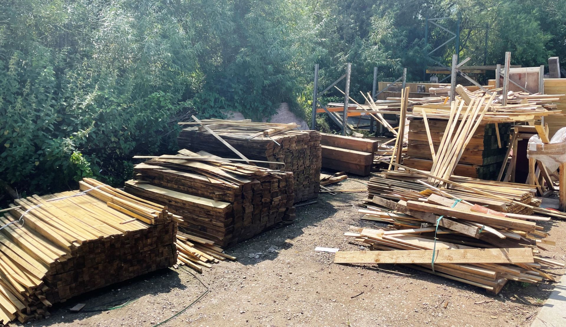 Quantity of Wood Stock | As Pictured (Rear of Unit) | Racking Included