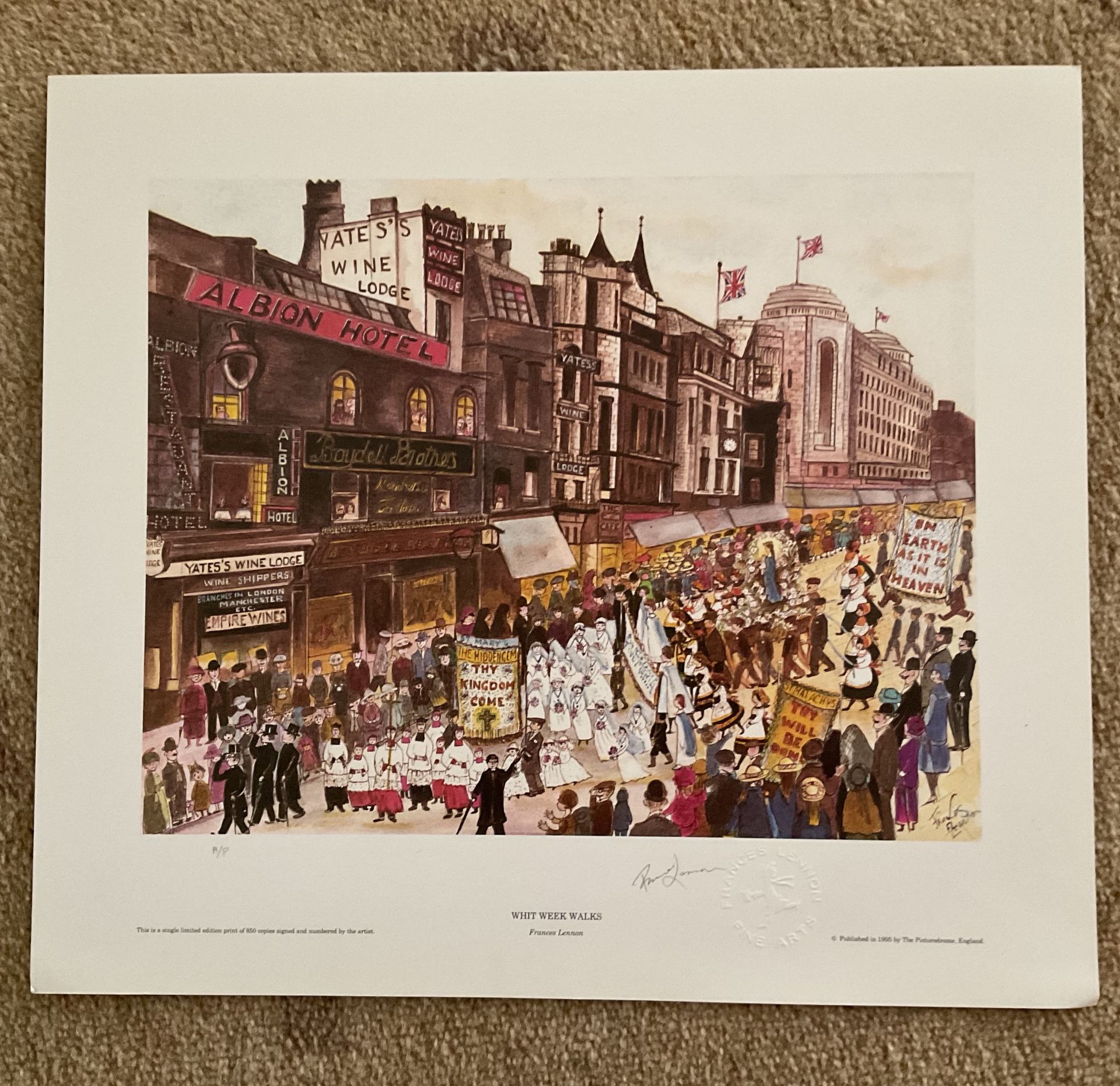 Francis Lennon Signed Artists Print | Whit Week Walks