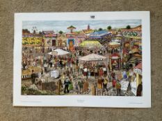 Lewis C Bennett Signed Artist Print | “The Fairground”