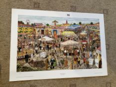 Lewis C Bennett Signed Artist Print | “The Fairground”