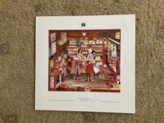 Francis Lennon Signed Artists Print | Open All Hours