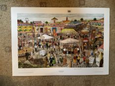 Lewis C Bennett Signed Artist Print | “The Fairground”