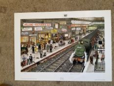 Lewis C Bennett Signed Artist Print | Away Day