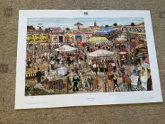 Lewis C Bennett Signed Artist Print | “The Fairground”